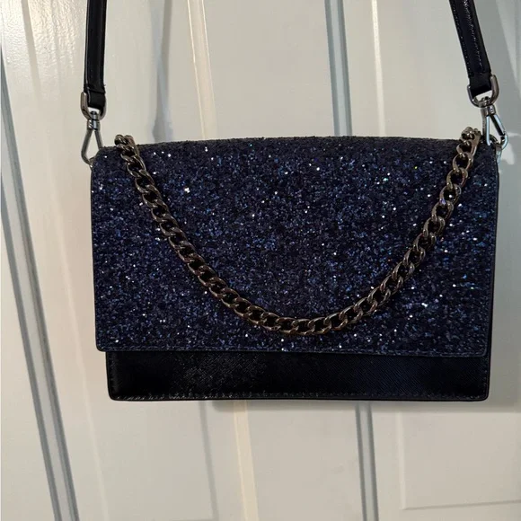 Kate Spade Cameron Sparkle Crossbody Bag with Chain Strap - Picture 3 of 3